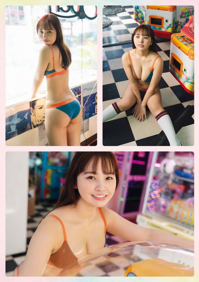 本郷柚巴 まぶしいボインの水着グラビア画像！