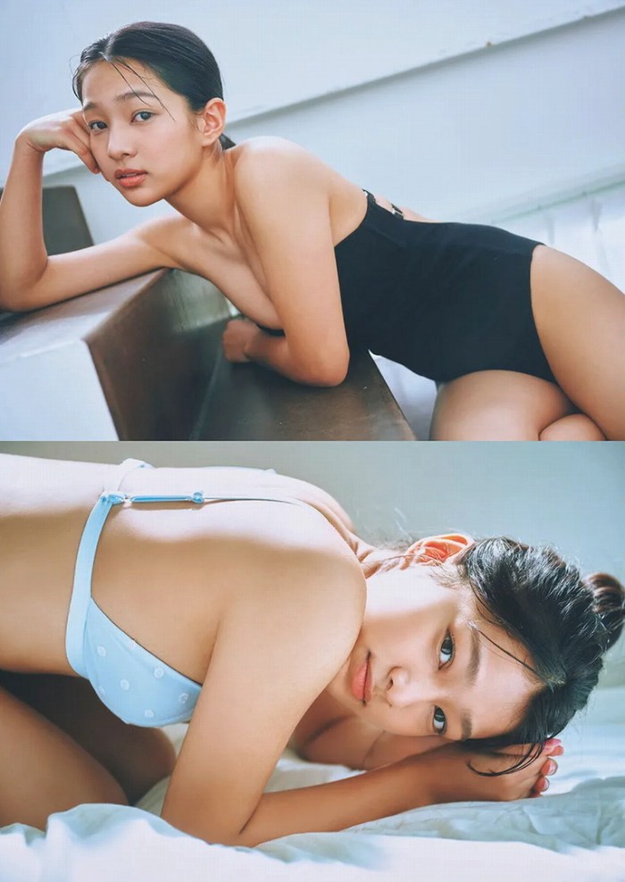 虹咲カリナ けっこう巨乳な水着グラビア画像！