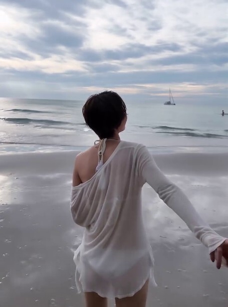 渡邊渚 おっぱいが凄い水着グラビア他画像！