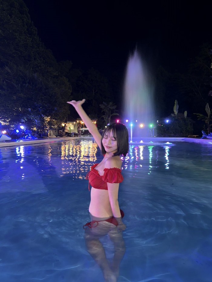 真白雪澄 Gカップボインの水着グラビア画像！