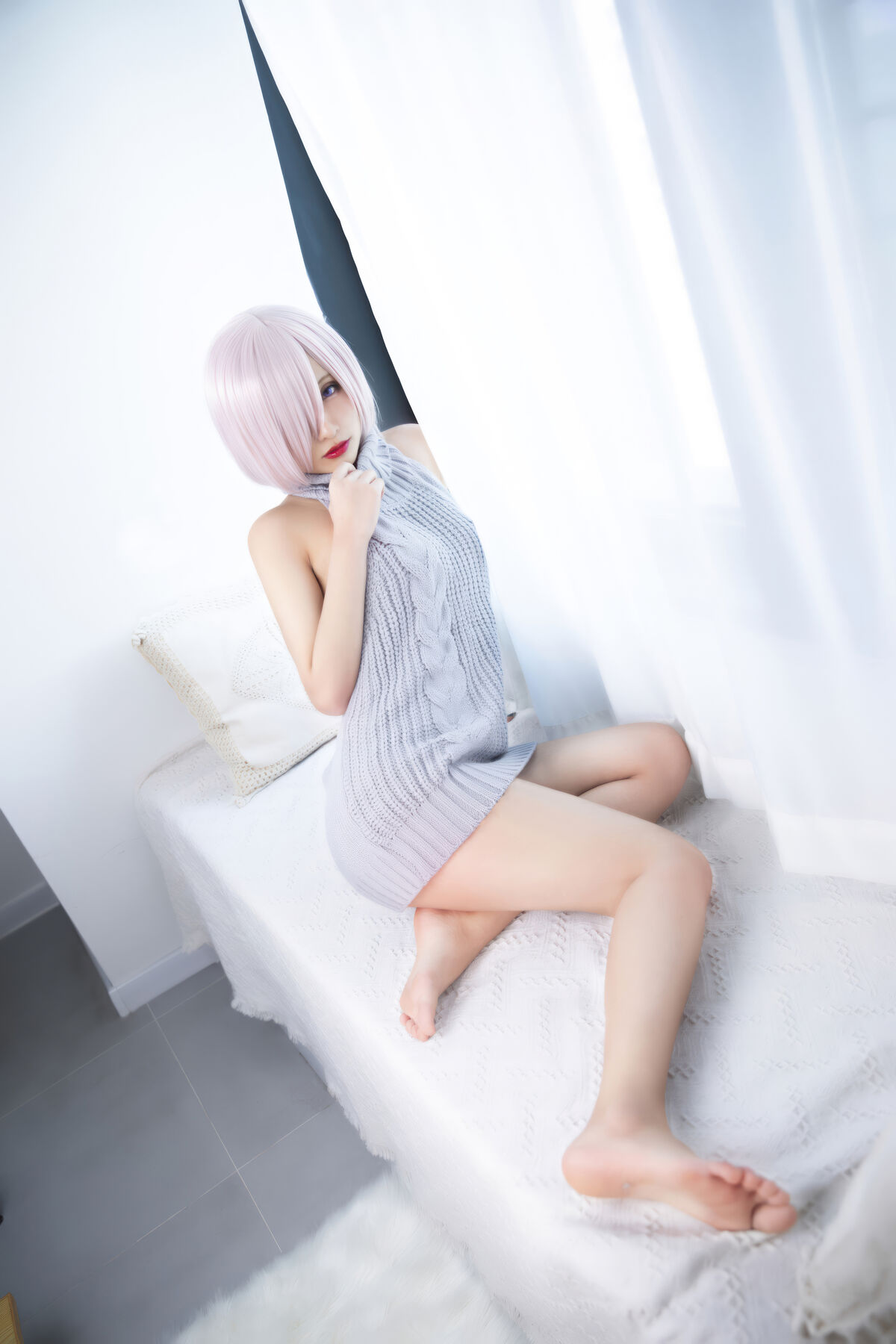 Coser@洛璃LoLiSAMA - 玛修露背毛衣