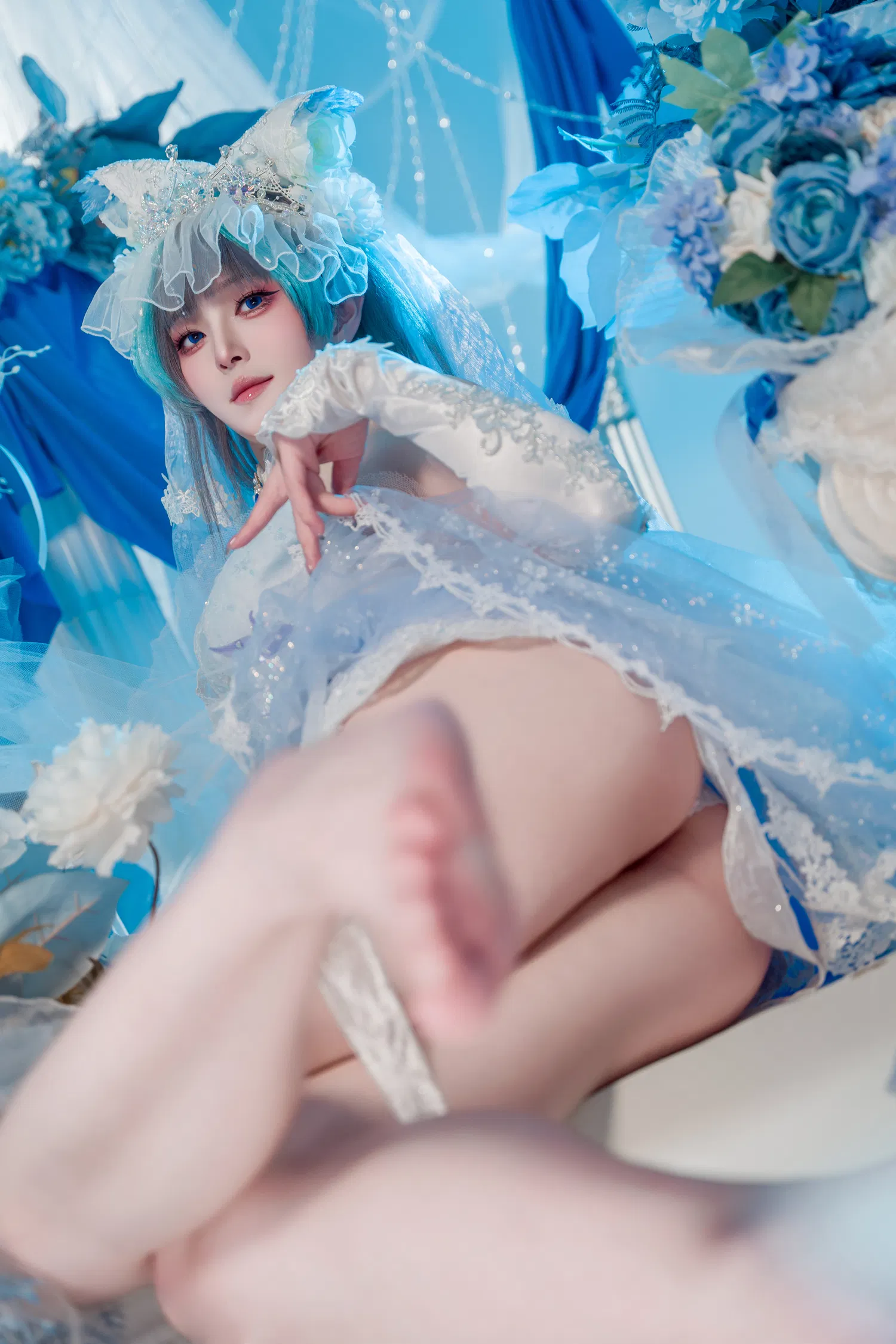 [Cosplay] Natsuko夏夏子 碧蓝航线 柴郡婚纱