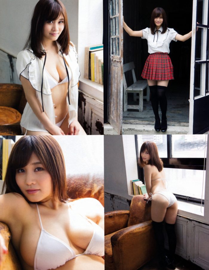 高橋凛 Hカップの手ブラヌード＆水着画像！