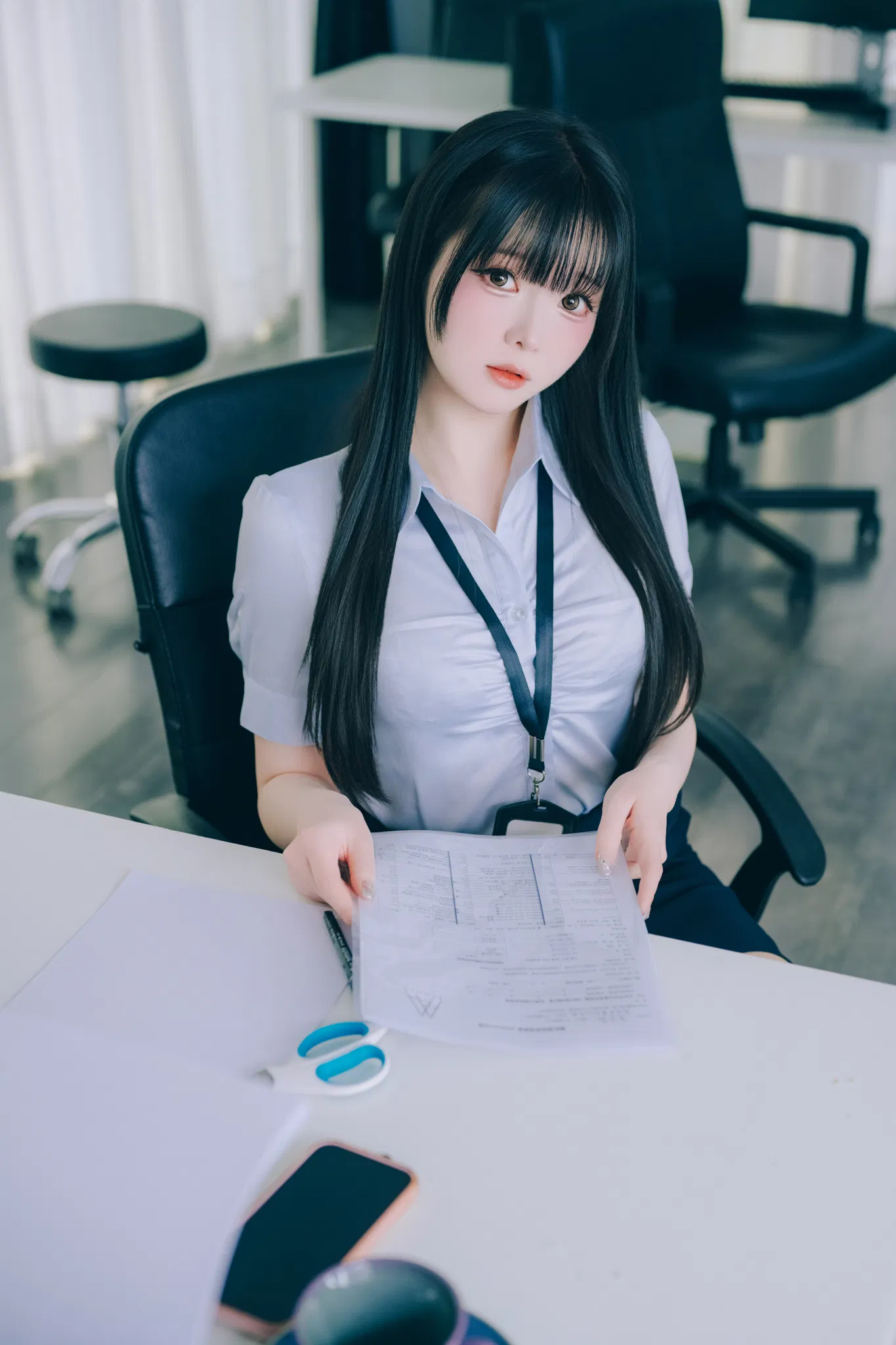 [Cosplay] 霜月shimo DL写真集 霜月的秘密辦公室 Vol.02 Shimo' Secret Office Vol.02