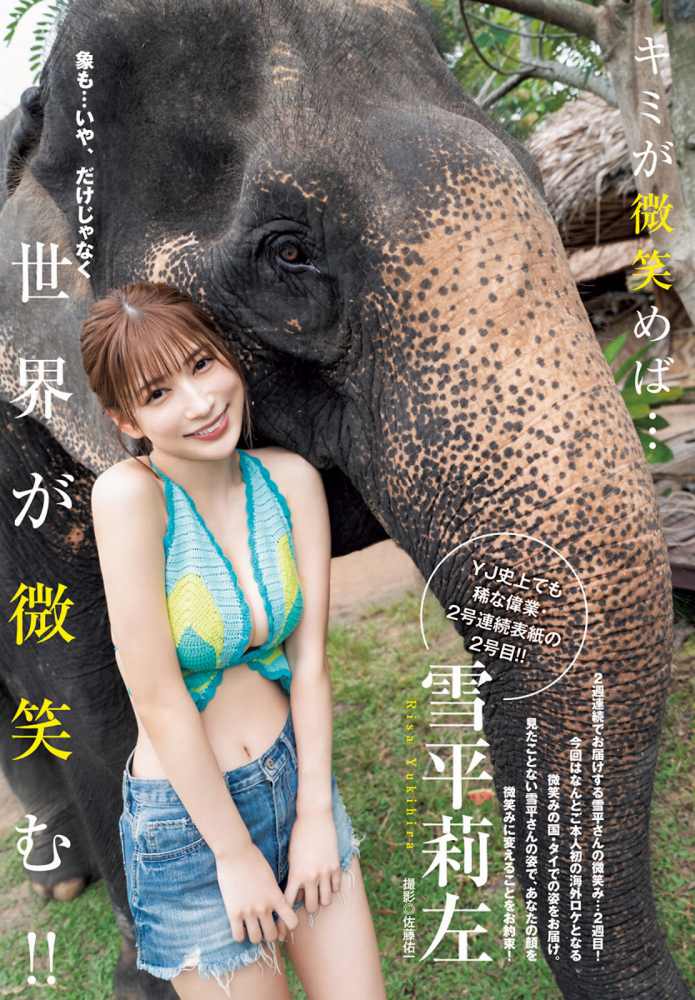 雪平莉左 グラマラス美女の水着グラビア画像！