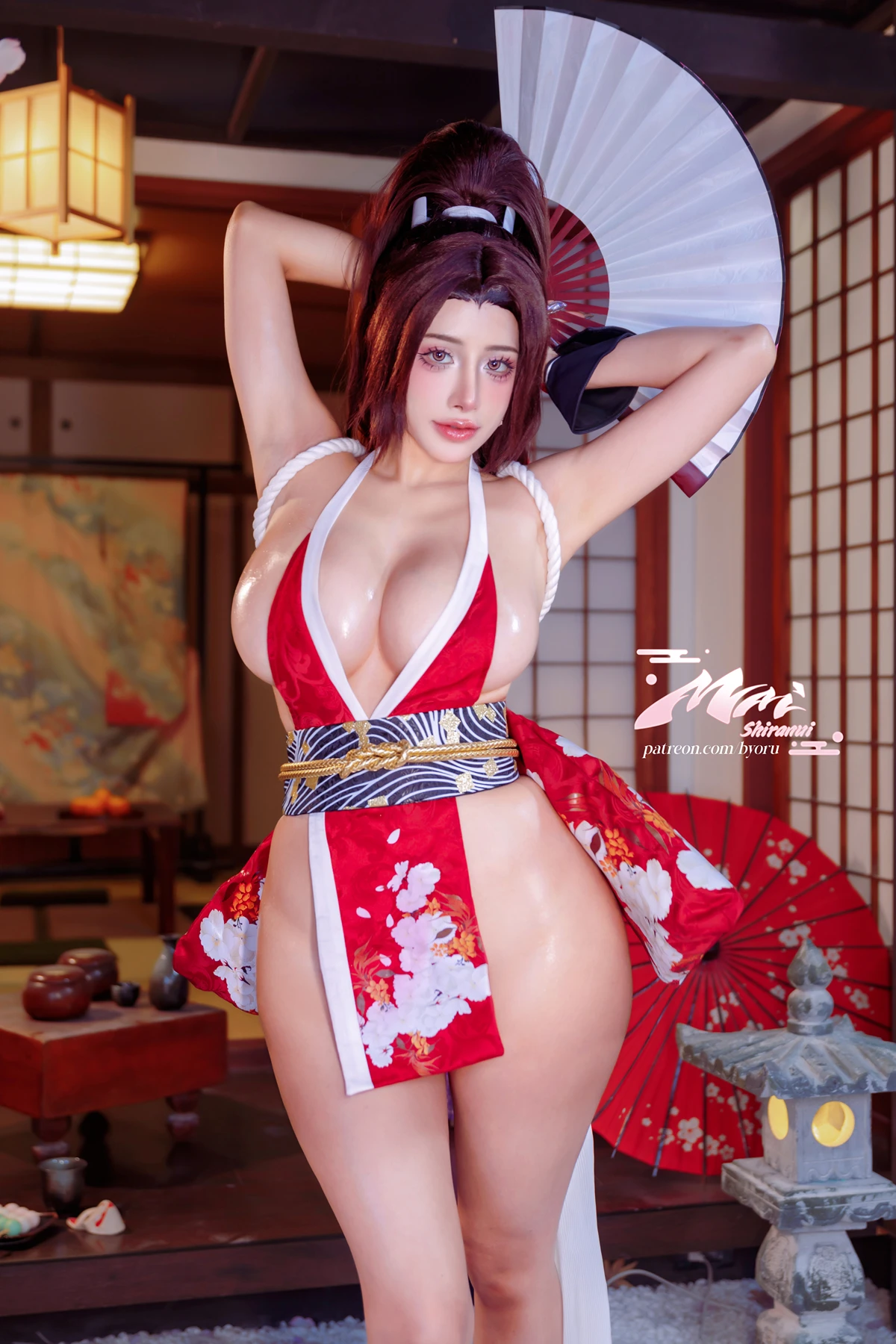 Cosplay 日本性感萝莉Byoru – Mai Shiranui Street Fighter