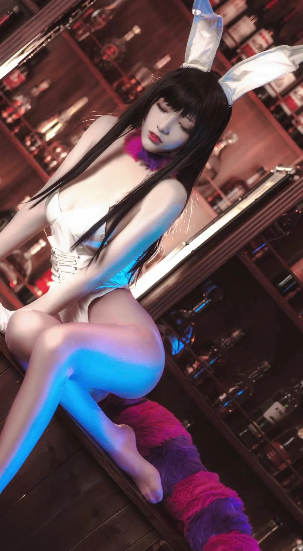 [Cosplay] 起司块wii - 恶魔姐姐兔女郎