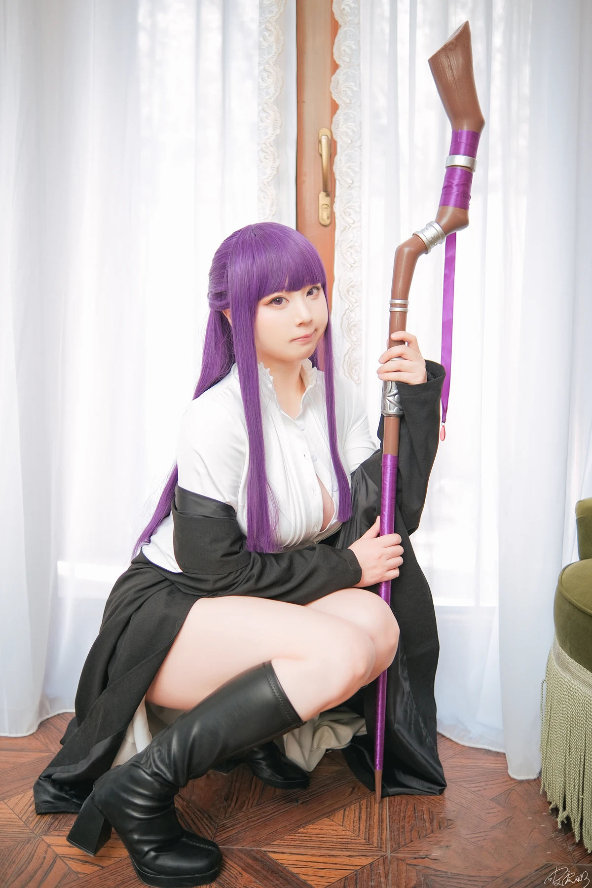 Cosplay 皮皮奶可可爱了啦 – 葬送的芙莉莲 菲伦