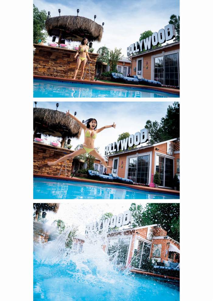 寺本莉緒 Gカップおっぱいの水着グラビア画像！