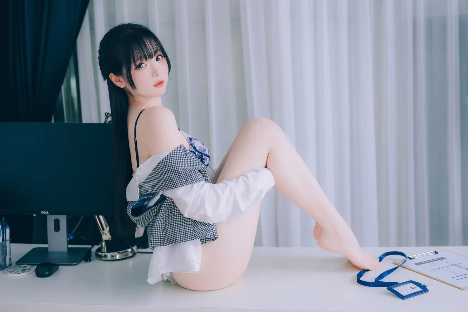 [Cosplay] 霜月shimo DL写真集 霜月的秘密辦公室 Vol.02 Shimo' Secret Office Vol.02