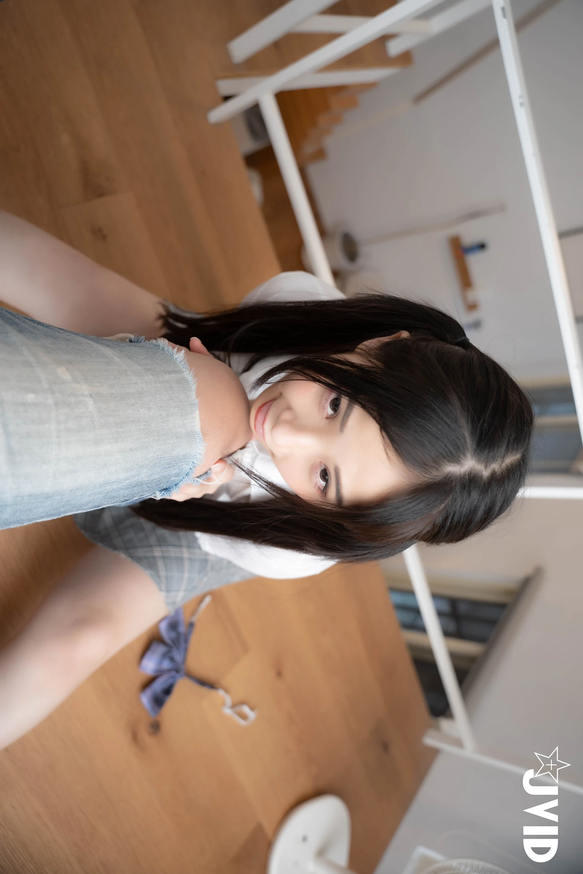 JVID 婕咪 Juice – {不能發出聲音}雙馬尾再次逆麟.又在學長胯下玩起來