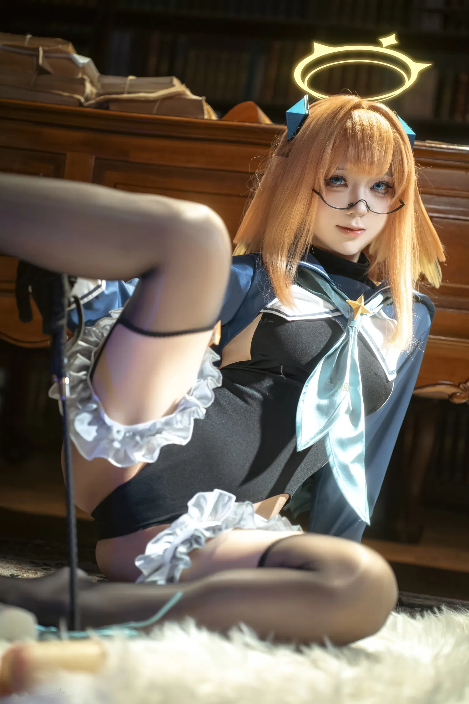 [Cosplay] 矢量鱼 蔚蓝档案 圆堂志美子