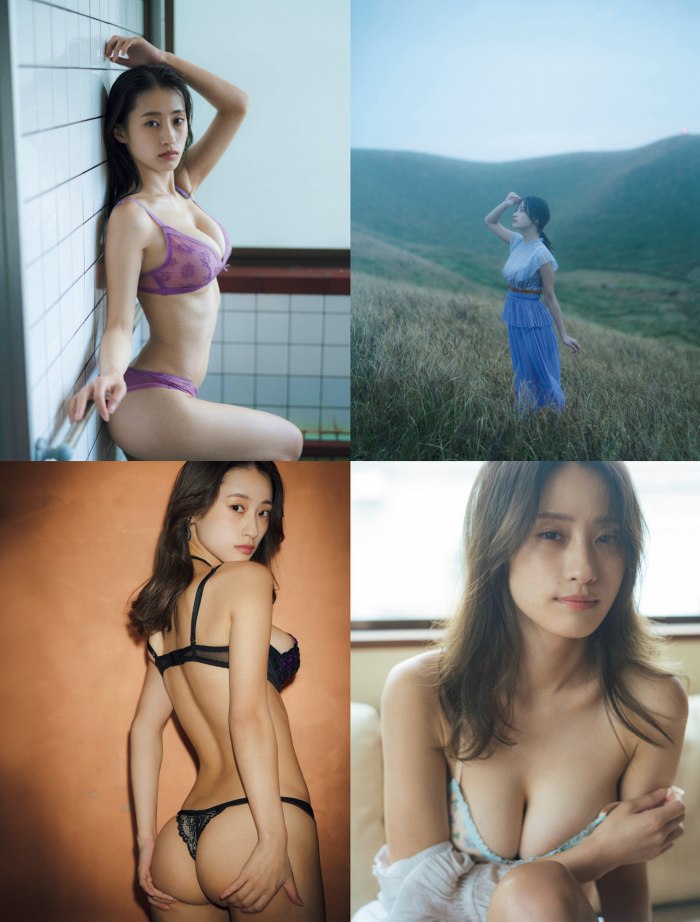 澄田綾乃 はみ出るFカップの水着グラビア画像！