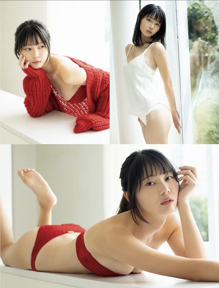 いけちゃん 細身でEカップの水着グラビア画像！