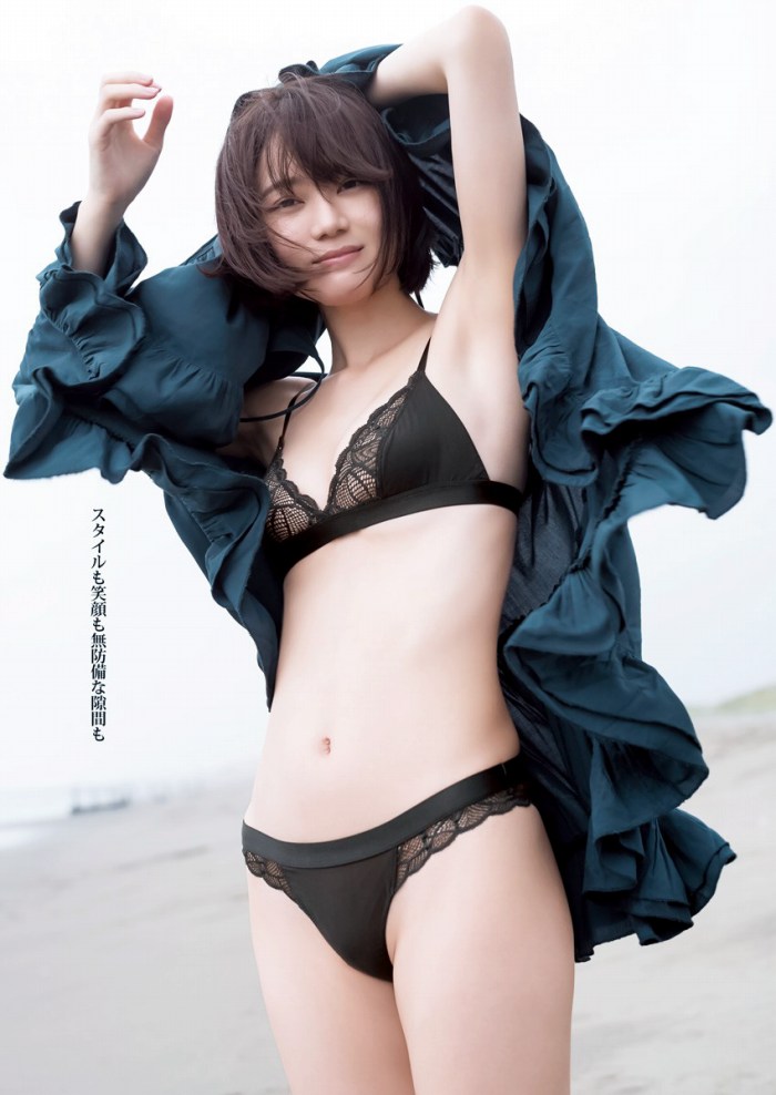 いけちゃん 細身でEカップの水着グラビア画像！