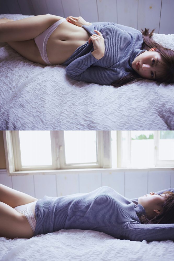 雪平莉左 グラマラス美女の水着グラビア画像！