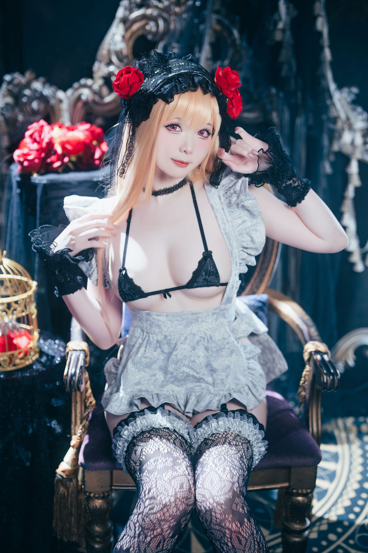 Coser@霜月shimo - 喜多川海梦 My Dress Up Part01