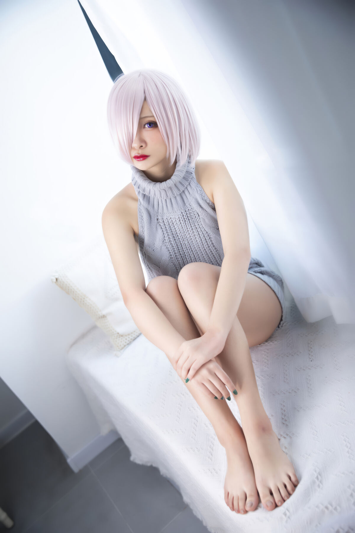 Coser@洛璃LoLiSAMA - 玛修露背毛衣