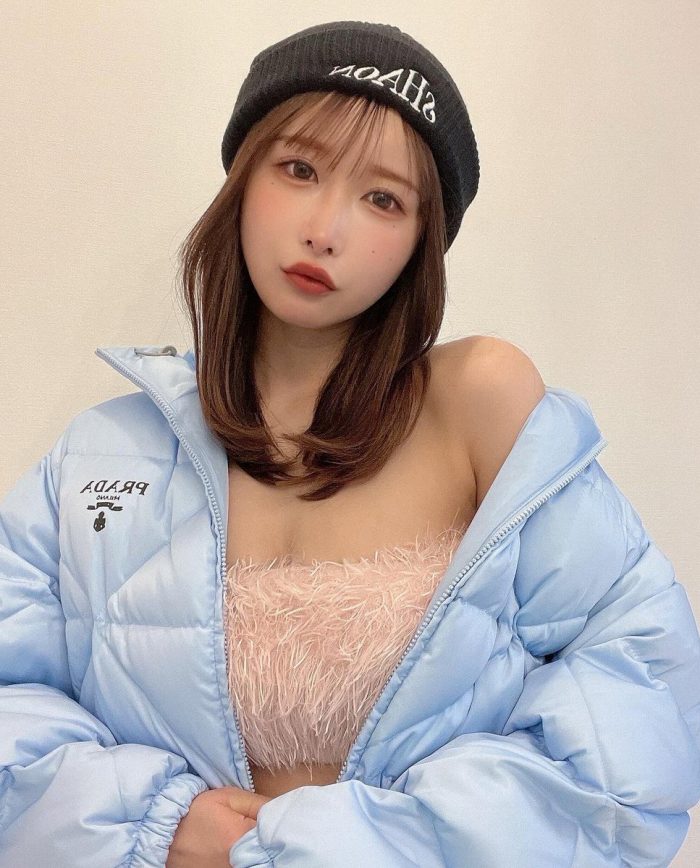 うんぱい Hカップおっぱいのパイパンヌード画像！