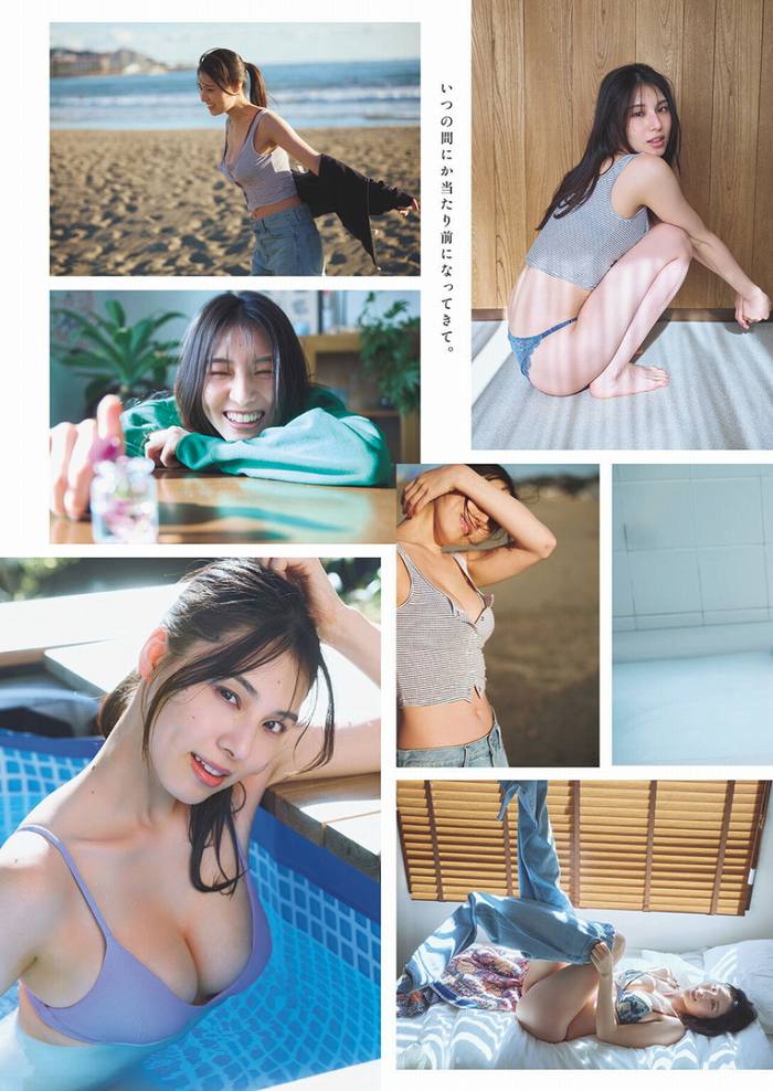 相楽伊織 けっこうボインな水着グラビア画像！