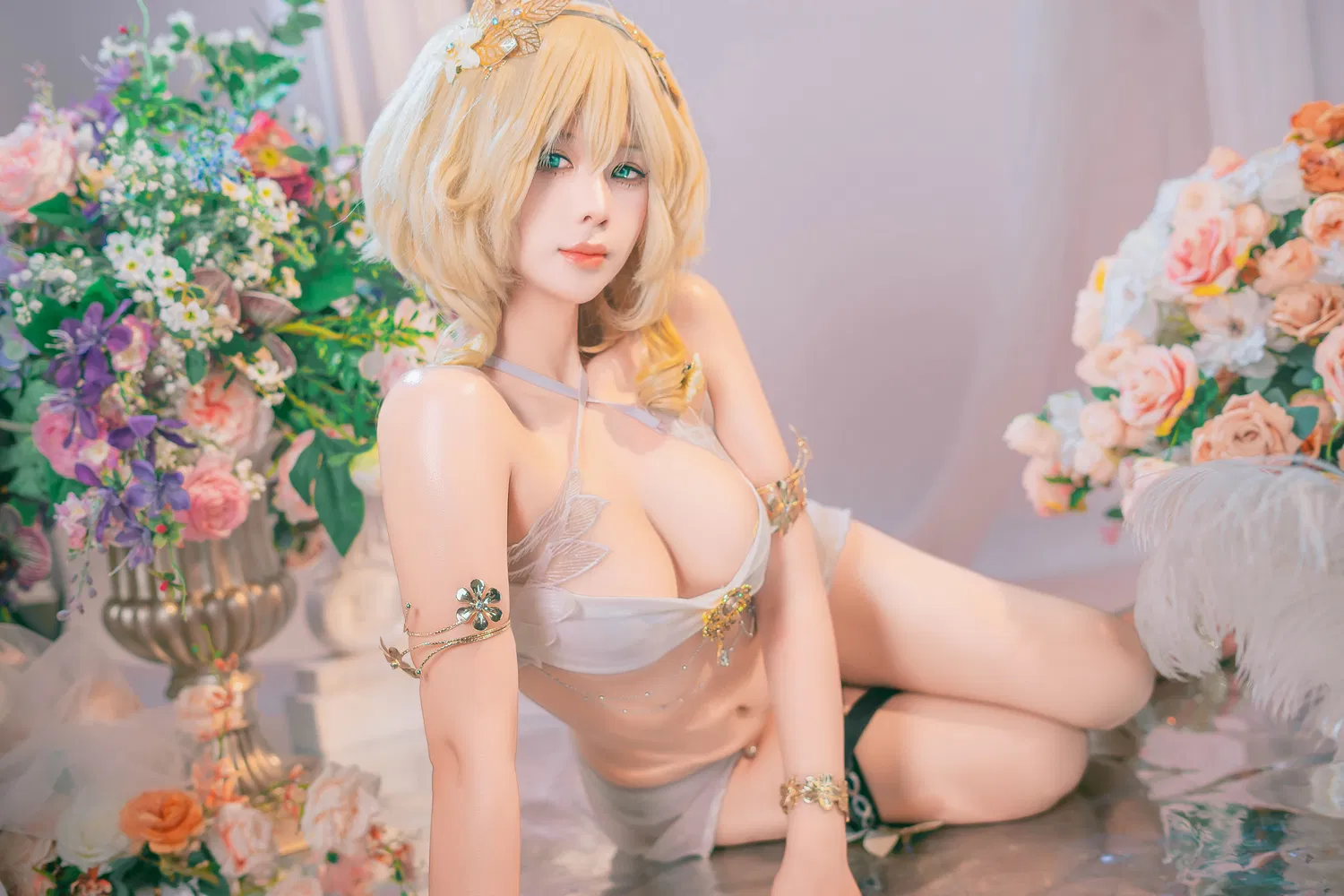 [Cosplay] Pyon - Pyoncos (ピオン) Aglaea HonkaiStar Rail 崩铁 阿格莱雅