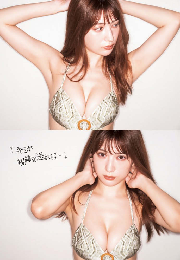 雪平莉左 グラマラス美女の水着グラビア画像！