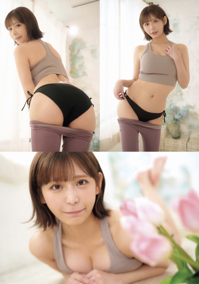 小日向結衣 乳輪ヌードと水着グラビア画像！