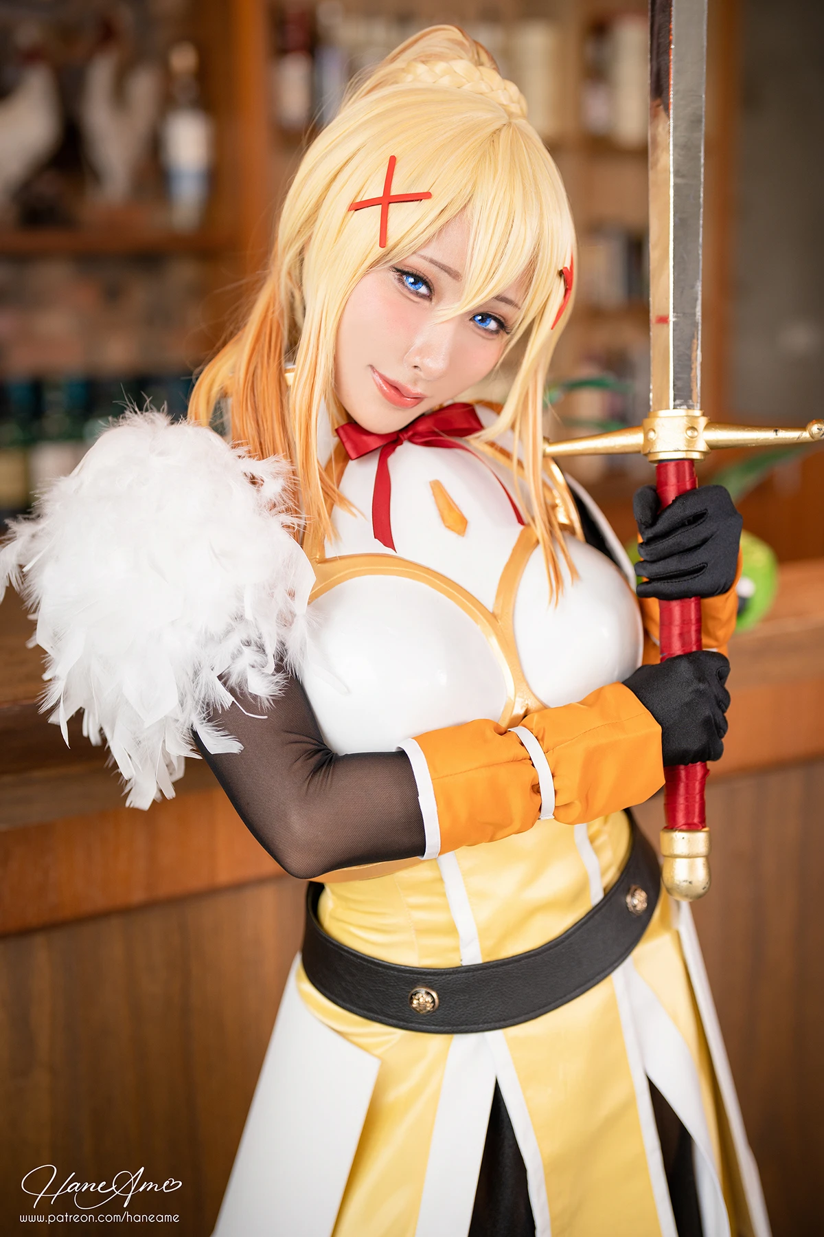 Cosplay HaneAme 雨波 – Konosuba Darkness