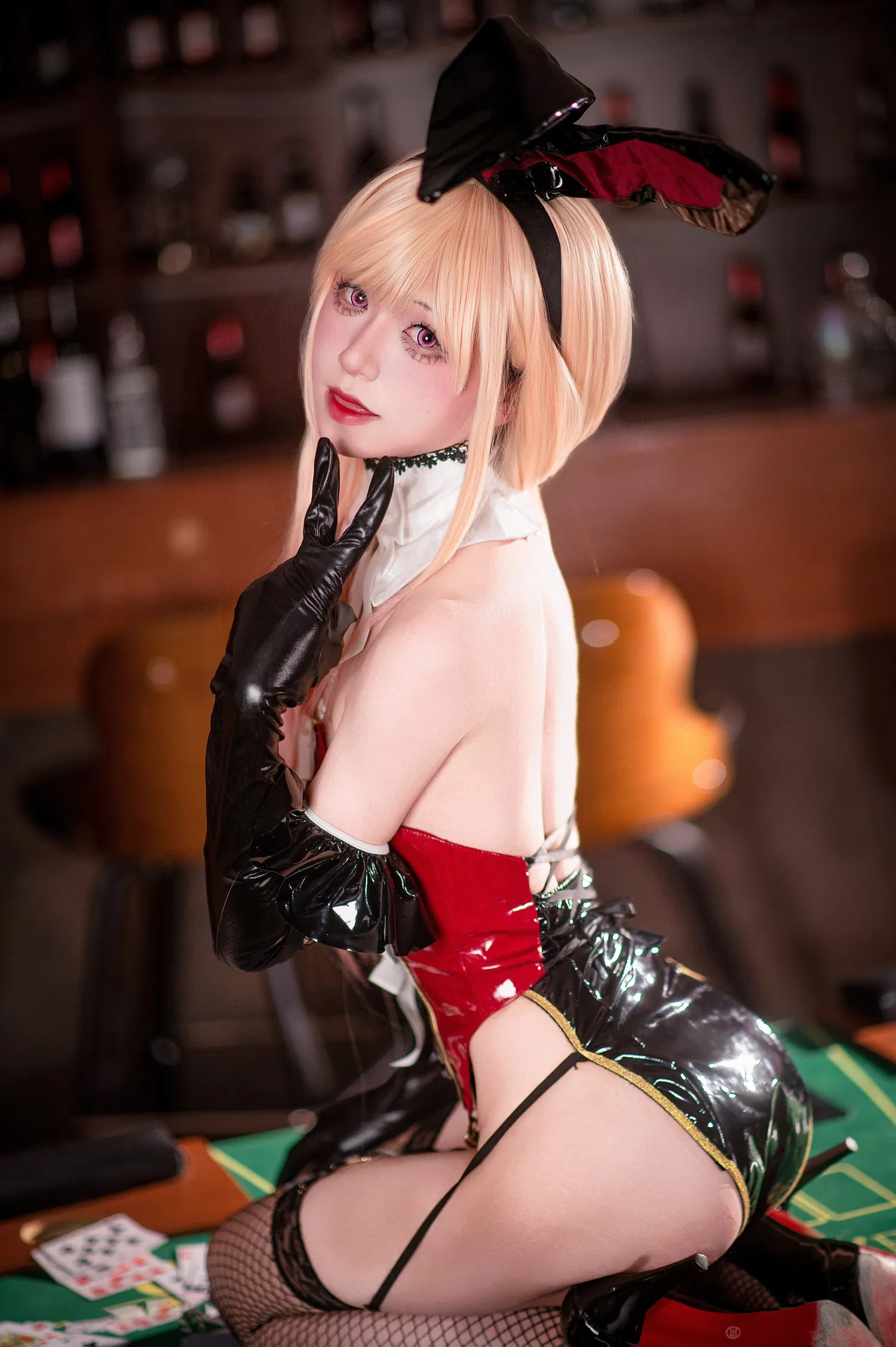 [Cosplay] 双木扶苏 - 喜多川海梦兔女郎