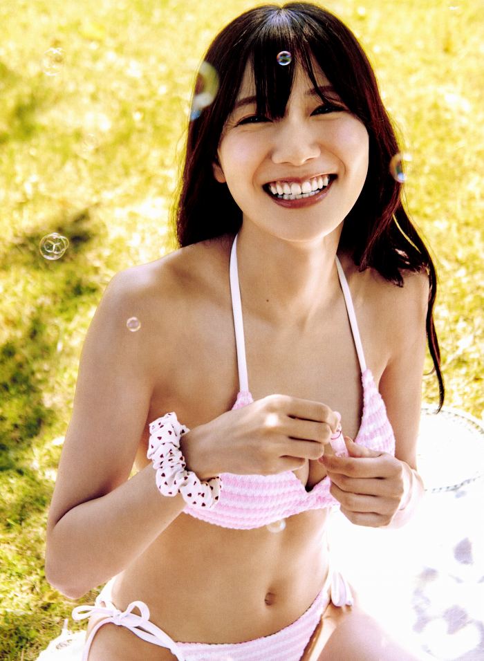 河田陽菜 ぷるふわバストの水着グラビア画像！