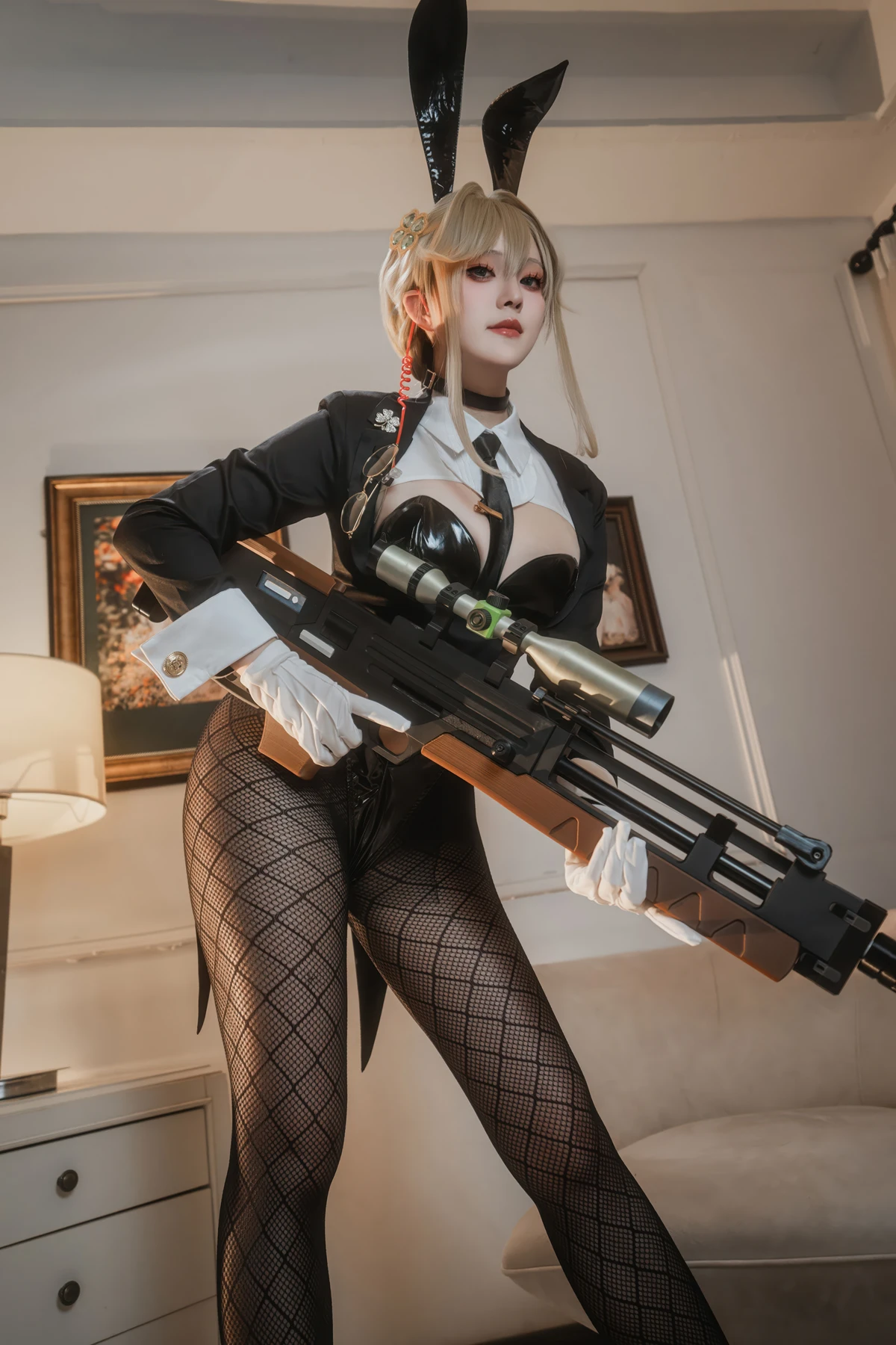 Cosplay Natsuko夏夏子 – NIKKE 爱德 特工兔女郎