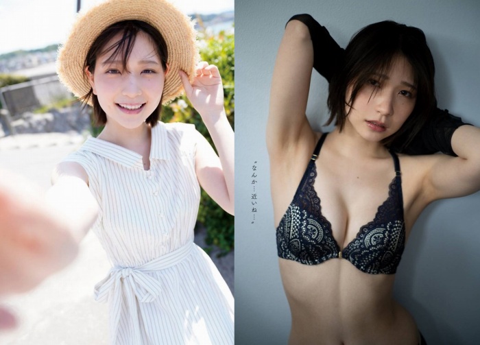 あまつまりな 脱ぎすぎ水着＆下着グラビア画像！