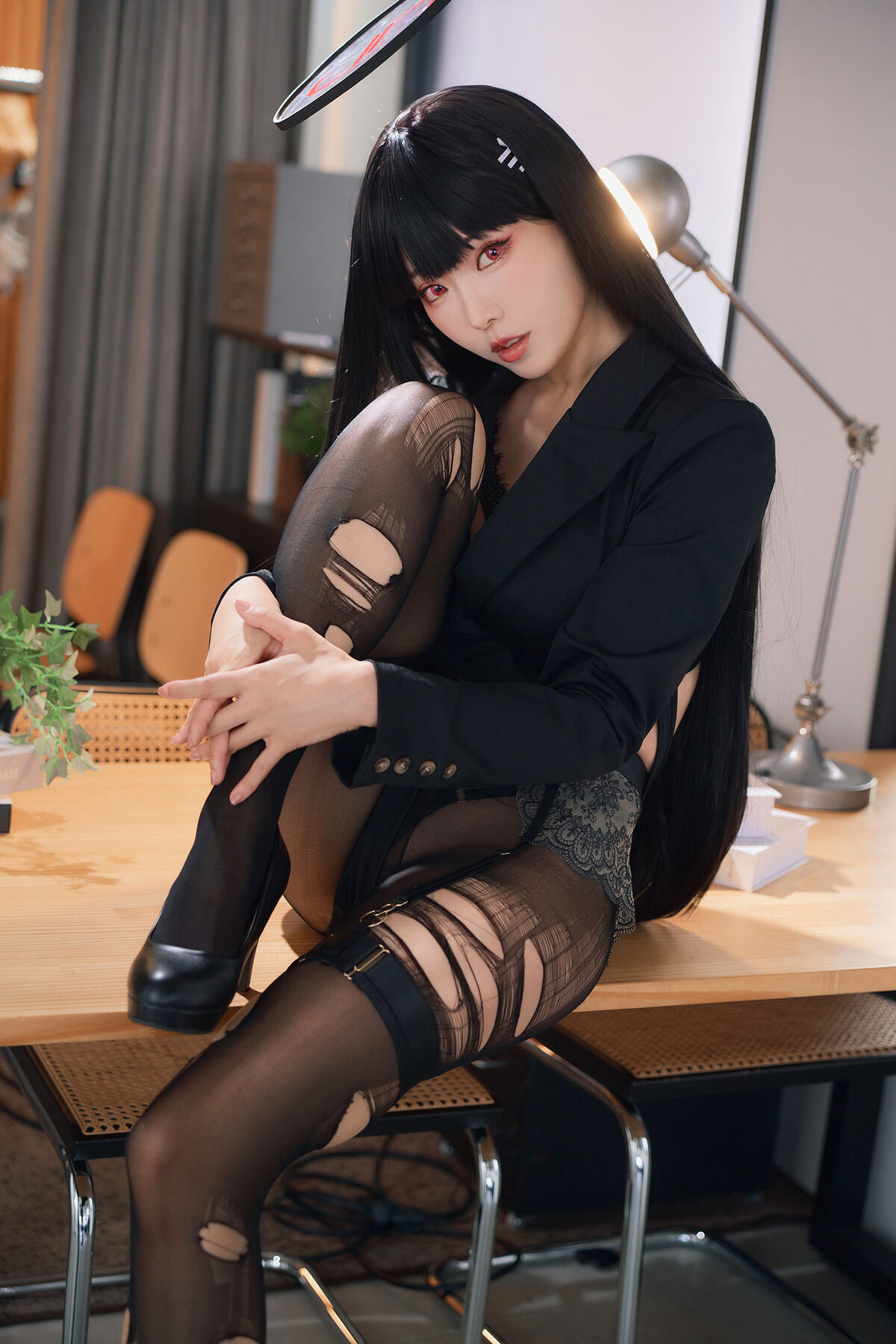 Coser@Ely_eee ElyEE子 - 调月莉音 秘密吊帶