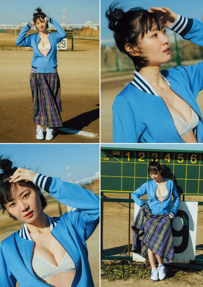 いけちゃん 細身でEカップの水着グラビア画像！