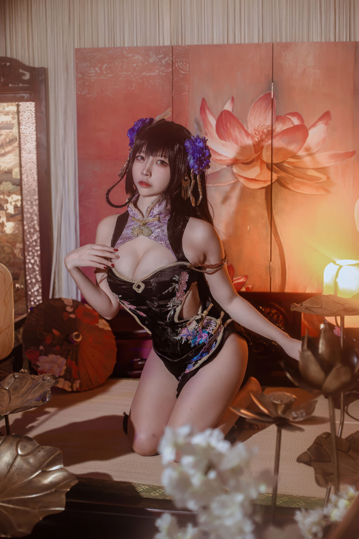 Coser@二佐Nisa - 碧蓝航线-比叡鲟旗袍