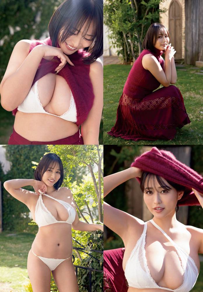 天野ちよ Hカップパイパイの水着グラビア画像！