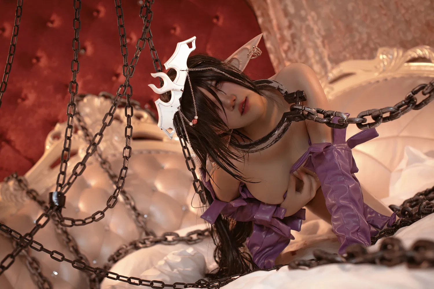 [Cosplay] 阿薰kaOri 黑兽 黑精灵女王奥利卡