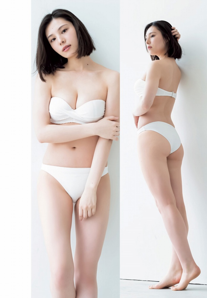 相楽伊織 けっこうボインな水着グラビア画像！