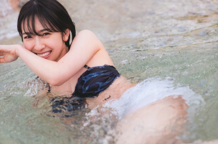 金村美玖 しっとりかわいい水着＆生脚画像！