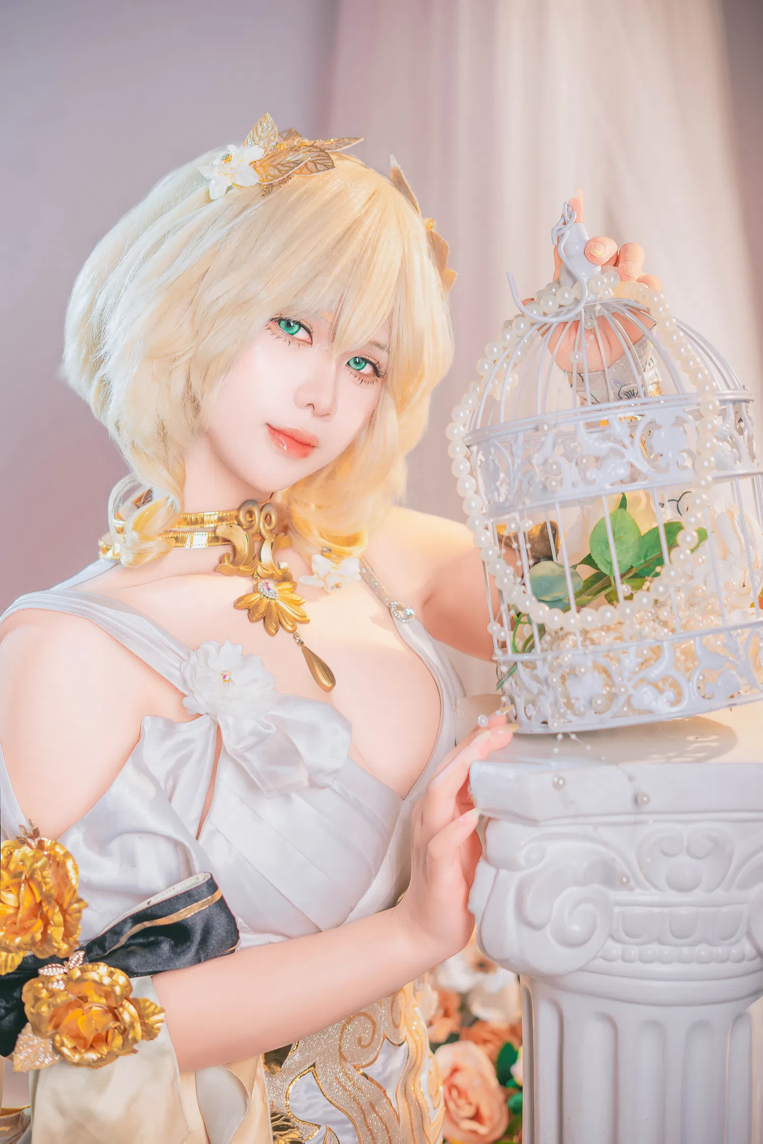 [Cosplay] Pyon - Pyoncos (ピオン) Aglaea HonkaiStar Rail 崩铁 阿格莱雅