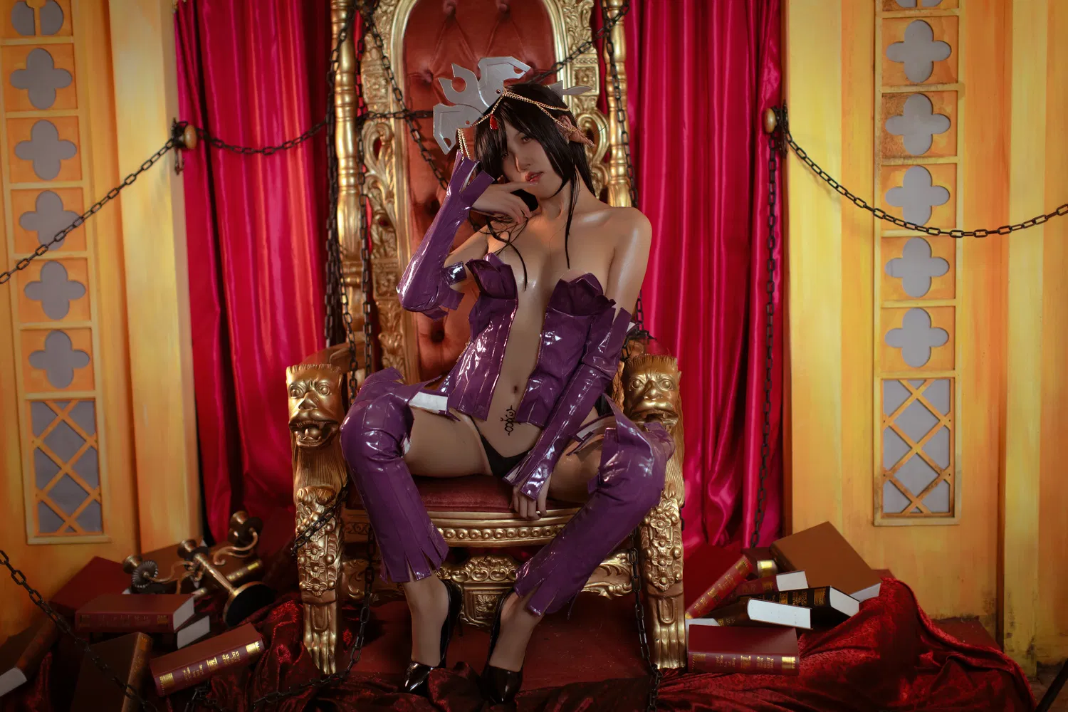 [Cosplay] 阿薰kaOri 黑兽 黑精灵女王奥利卡