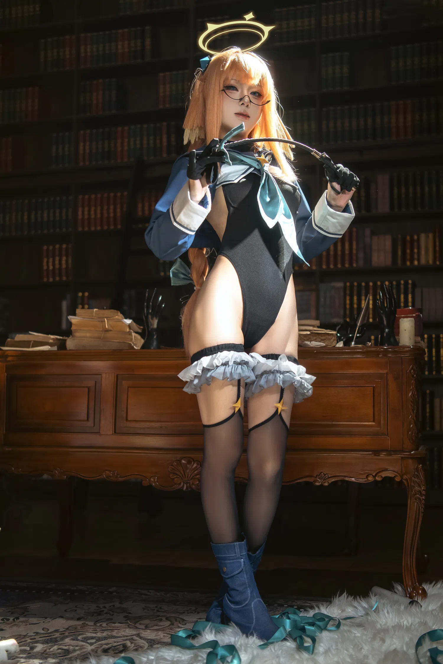 [Cosplay] 矢量鱼 蔚蓝档案 圆堂志美子