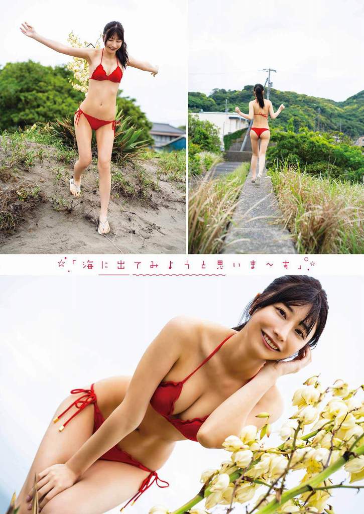 鈴木優香 ちょっと脱ぎすぎ水着グラビア画像！