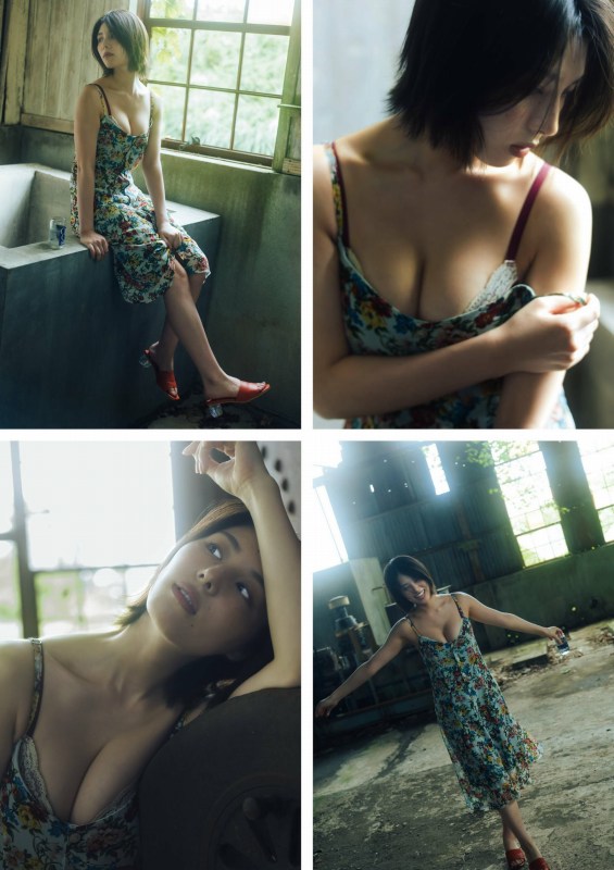 相楽伊織 けっこうボインな水着グラビア画像！