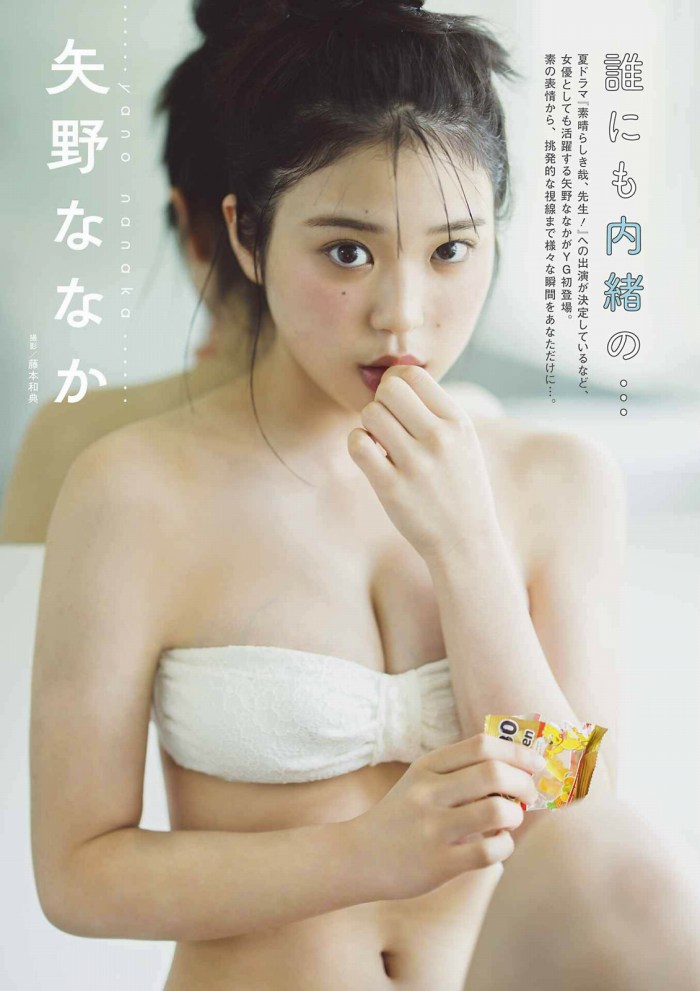 矢野ななか くびれボインの水着グラビア画像！