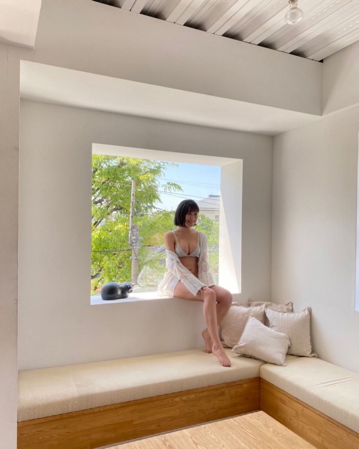 鈴木聖 Fカップが凄い水着＆下着グラビア画像！