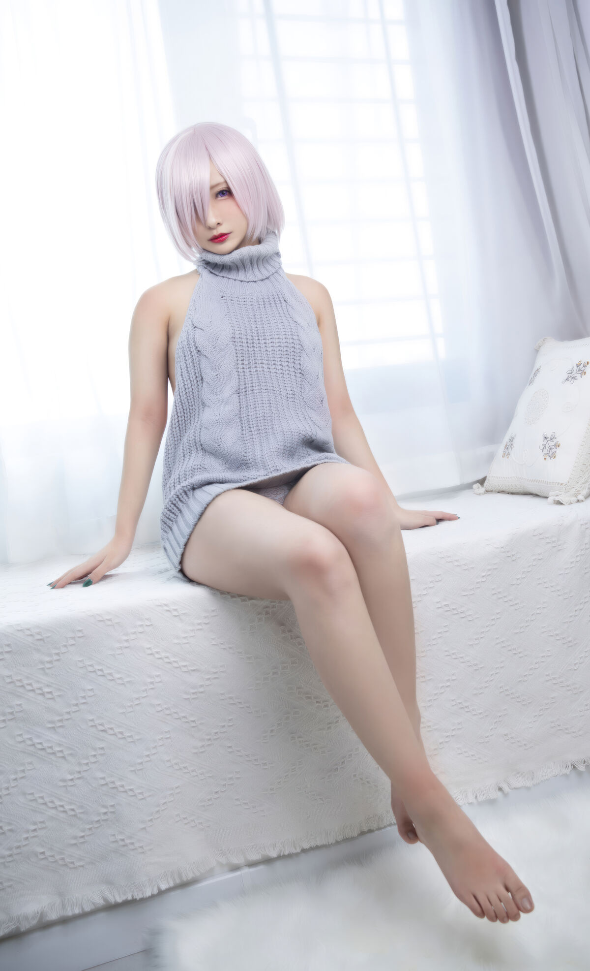 Coser@洛璃LoLiSAMA - 玛修露背毛衣