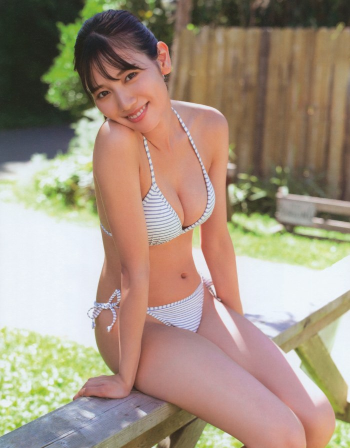 河田陽菜 ぷるふわバストの水着グラビア画像！
