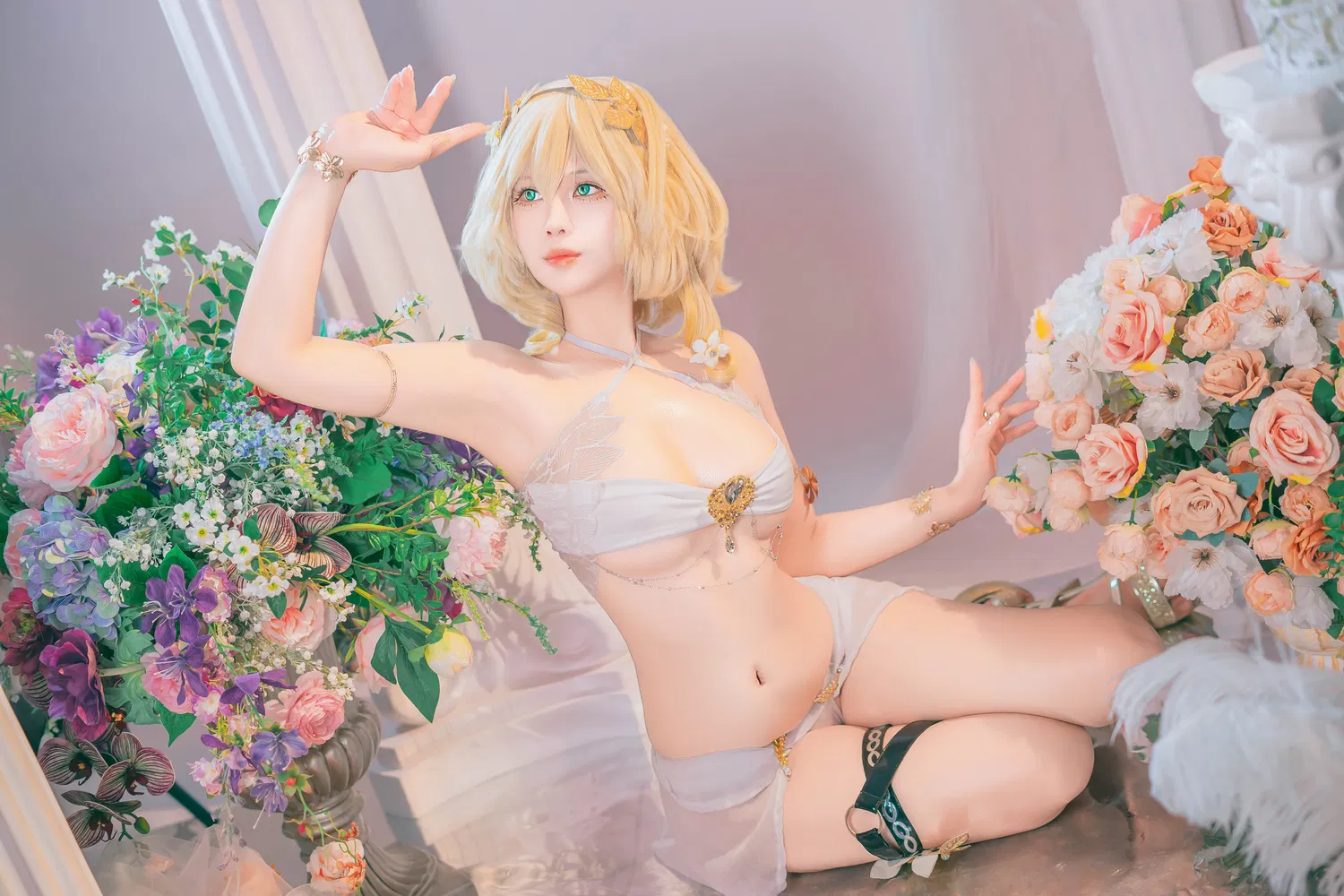 [Cosplay] Pyon - Pyoncos (ピオン) Aglaea HonkaiStar Rail 崩铁 阿格莱雅