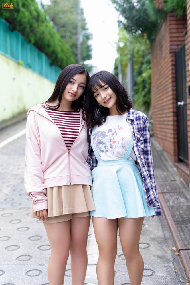 エリマリ ハーフ姉妹の水着グラビア画像！！